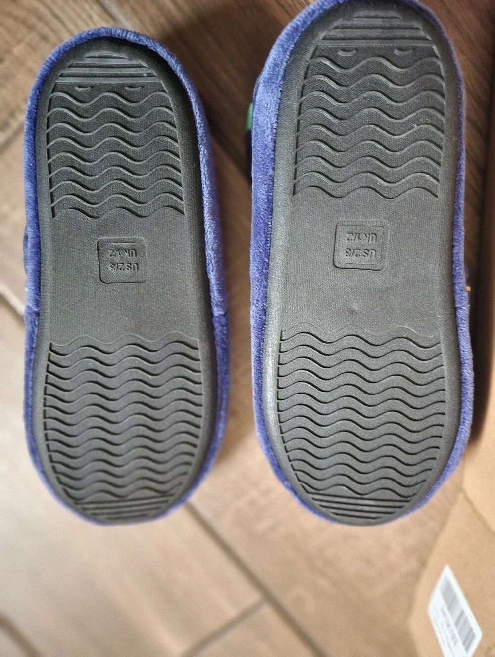 Kids Navy Blue Slip-On Shoes